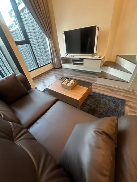 bedroom and living room of KnightsBridge Space Rama9