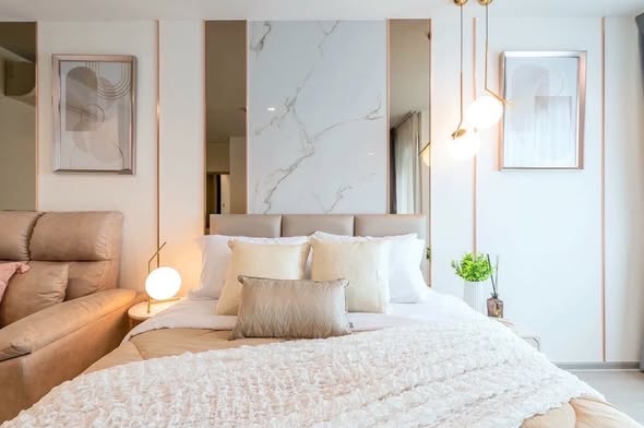 bedroom and living room of Life Ladprao