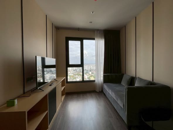 living room and bedroom and room interior of Life Ladprao Valley