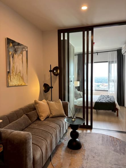 living room and bedroom and room interior of Life Rama 4 – Asoke