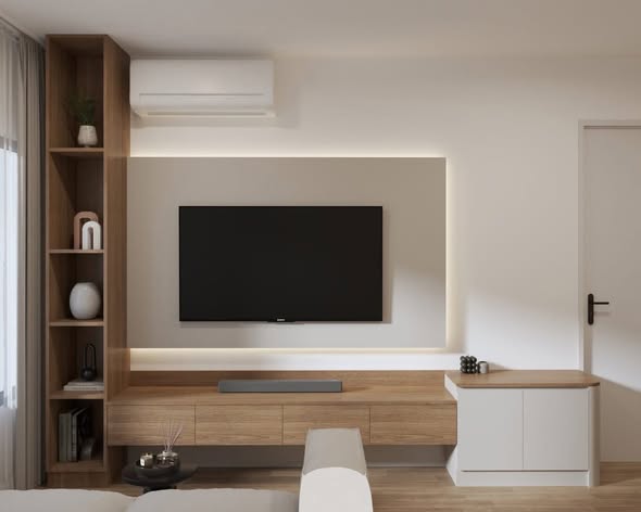 living room and room interior of Life Rama 4 – Asoke