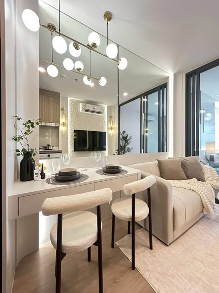living room and room interior of Life Rama 4 – Asoke