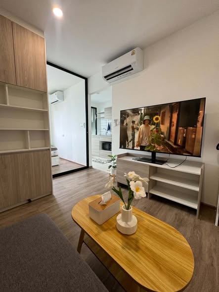 living room of เสนาคิทท์ สำโรง อินเตอร์เชนจ์ (สำนักงานขาย)