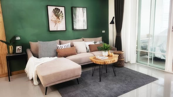 living room of โกลเด้น ทาวน์ รามอินทรา-คู้บอน