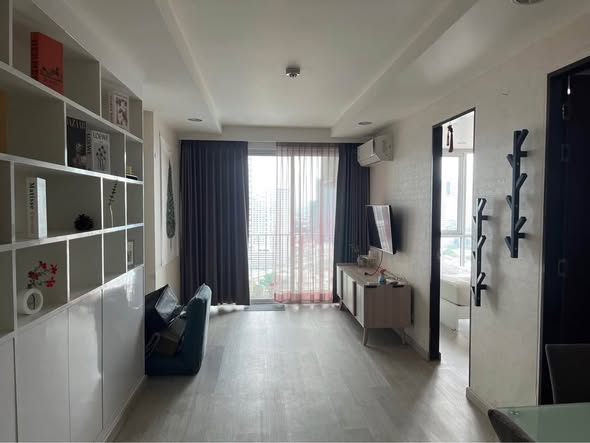 living room and bedroom and room interior of แอ็บสแตร็กส์ พหลโยธิน พาร์ค (อาคาร เอ)
