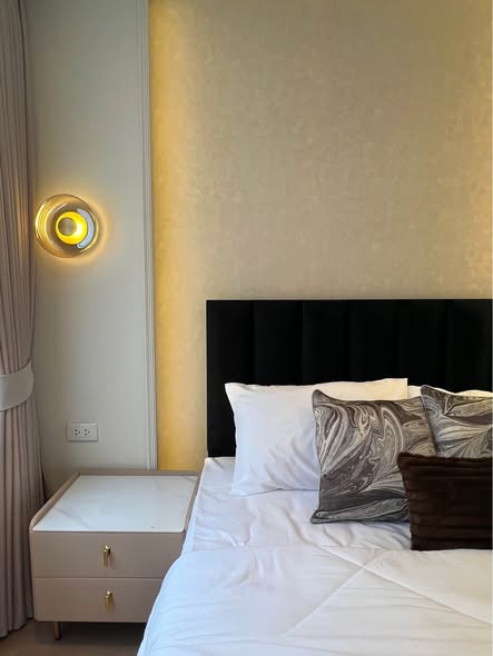 bedroom of Lumpini Condo Town Bodindecha-Ramkhamhaeng