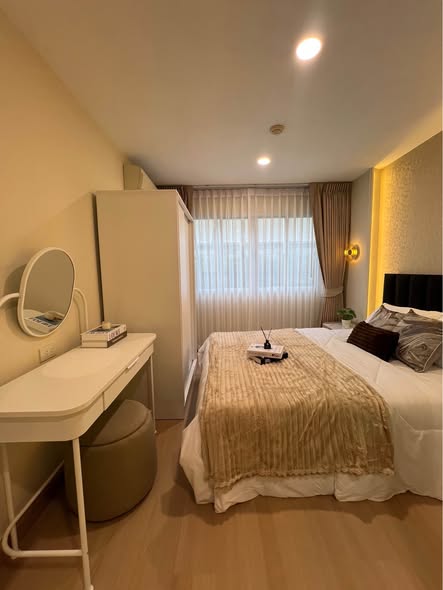 bedroom of Lumpini Condo Town Bodindecha-Ramkhamhaeng