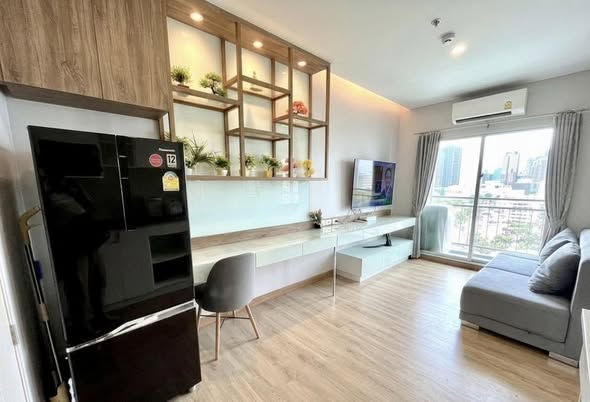 bedroom and living room of Lumpini Park Vibhavadi-Chatuchak