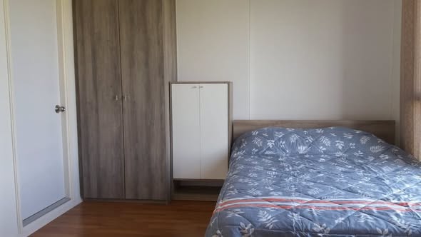 bedroom and room interior of Lumpini Place Bang Na