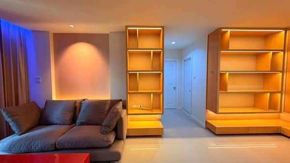 living room of Lumpini Place Rama 9 – Ratchada