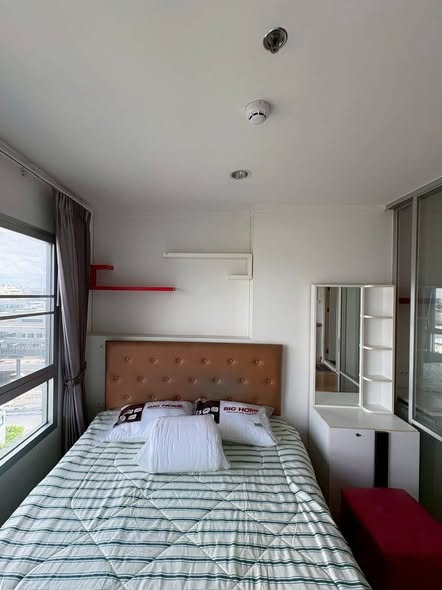 bedroom of Lumpini Place Srinagarindra – Hua Mak Station