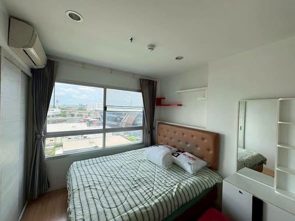 bedroom of Lumpini Place Srinagarindra – Hua Mak Station