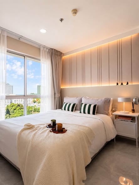 bedroom of Lumpini Ville Naklua – Wong Amat.