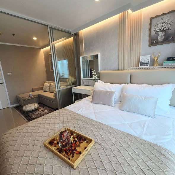 bedroom of Lumpini Ville Naklua – Wong Amat BuildingC