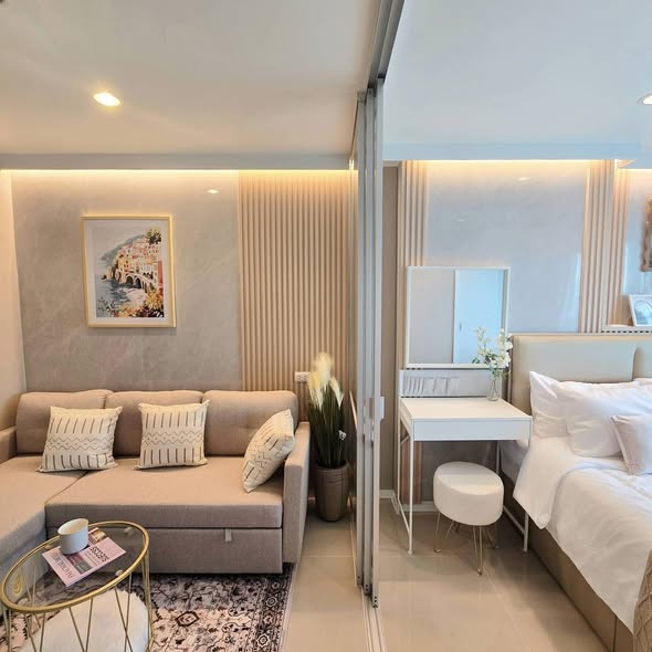 bedroom of Lumpini Ville Naklua – Wong Amat BuildingC