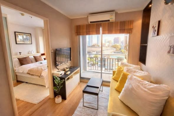 bedroom of Lumpini Ville Rat Burana – Riverview 1