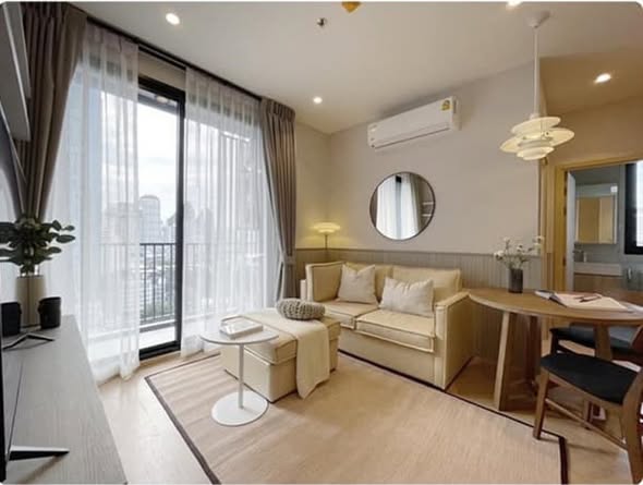 living room and bedroom of MARU Ekkamai 2