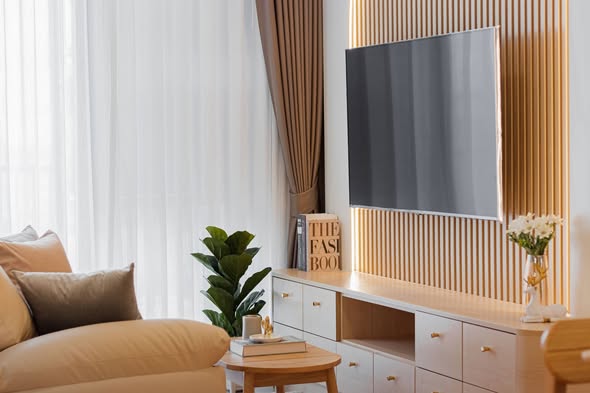 living room and bedroom of MARU Ekkamai 2