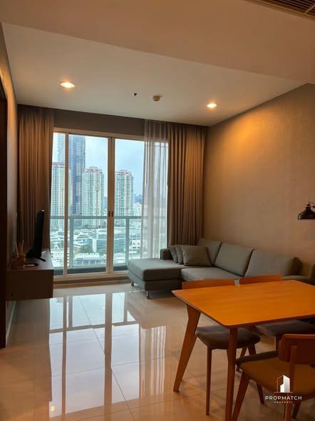living room of Menam Residences Condominium