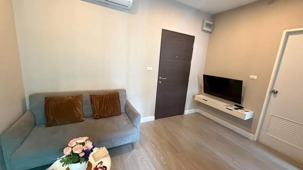 bedroom and living room and room interior of Metro Sky Prachachuen
