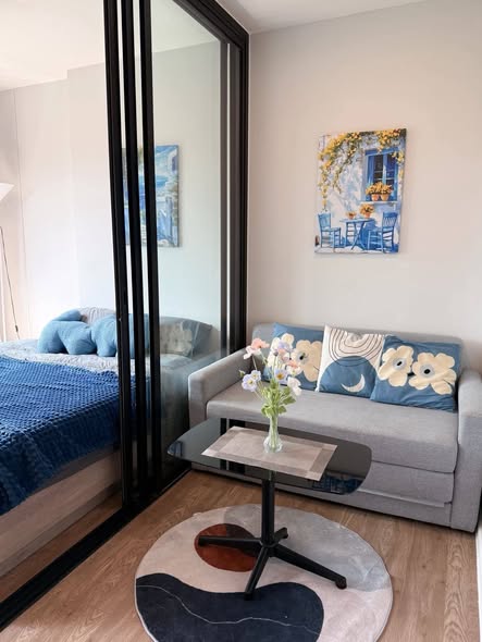 bedroom and room interior of Modiz Sukhumvit 50 โมดิซ สุขุมวิท 50