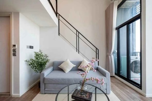 living room of Modiz Sukhumvit 50 โมดิซ สุขุมวิท 50