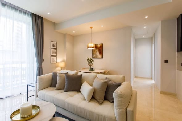 living room and bedroom of MUNIQ LANGSUAN