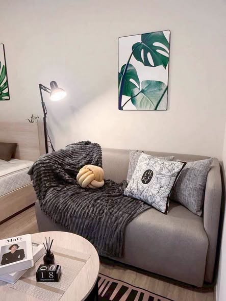 bedroom and living room of NIA by Sansiri