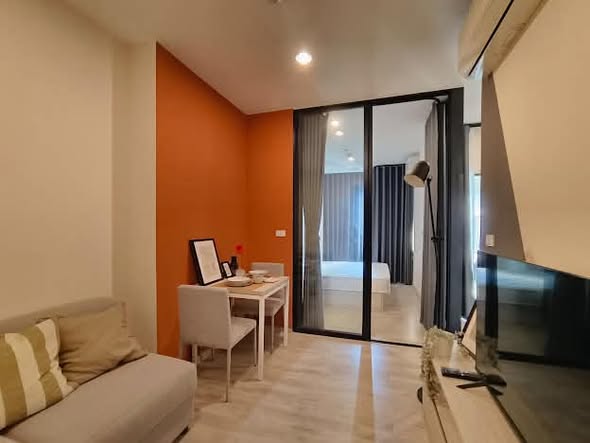 bedroom and living room and room interior of นิช โมโน เมกะ สเปซ บางนา (Niche MONO Mega Space Bang Na)