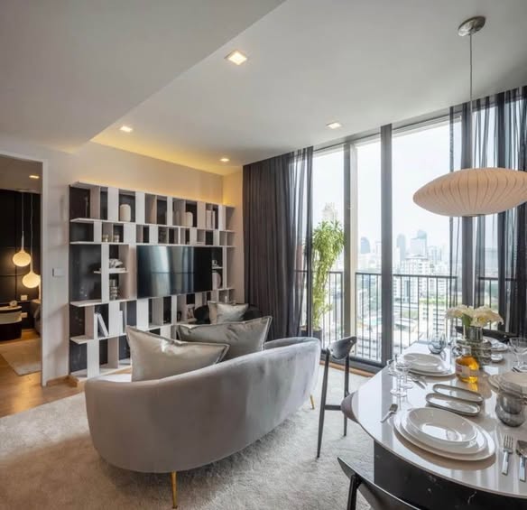 living room of Noble Around Sukhumvit 33