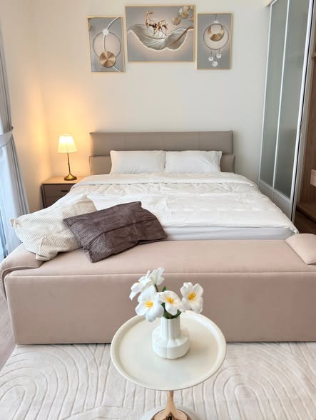 bedroom of Noble Form Thonglor โนเบิล ฟอร์ม ทองหล่อ