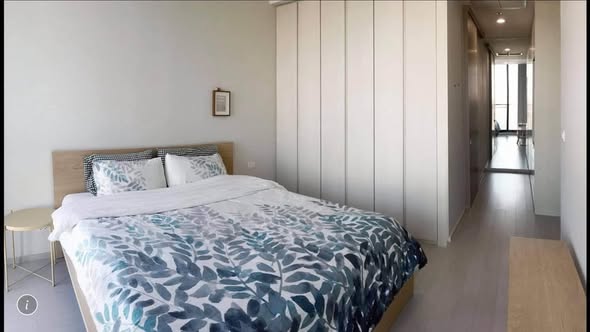 bedroom and room interior of Noble Ploenchit