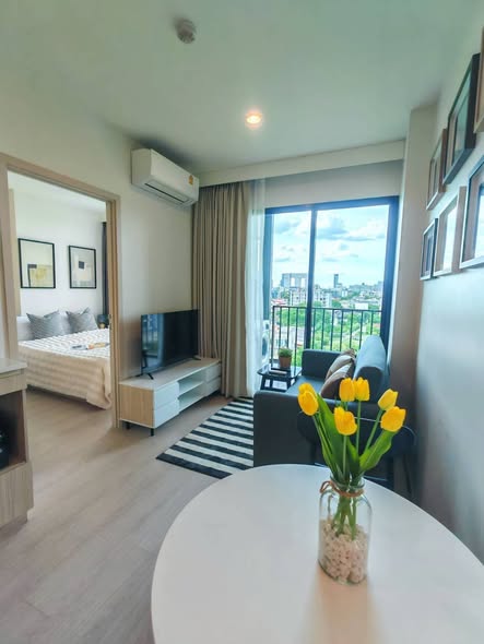 bedroom of NUE Noble Ratchada Lat Phrao (นิว โนเบิล รัชดา ลาดพร้าว)