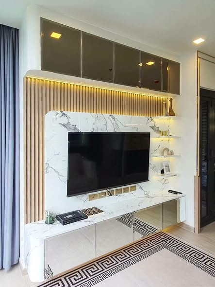 living room and room interior of One9Five Asoke – Rama 9