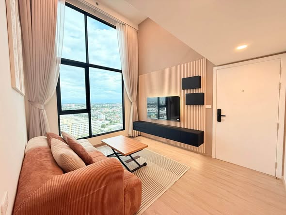 bedroom and living room and room interior of Origin Plug & Play Nonthaburi Station