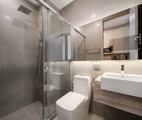 bathroom of Park​ Origin​ Phaya Thai