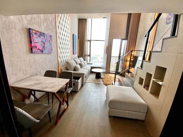 living room of Park Origin Ratchathewi