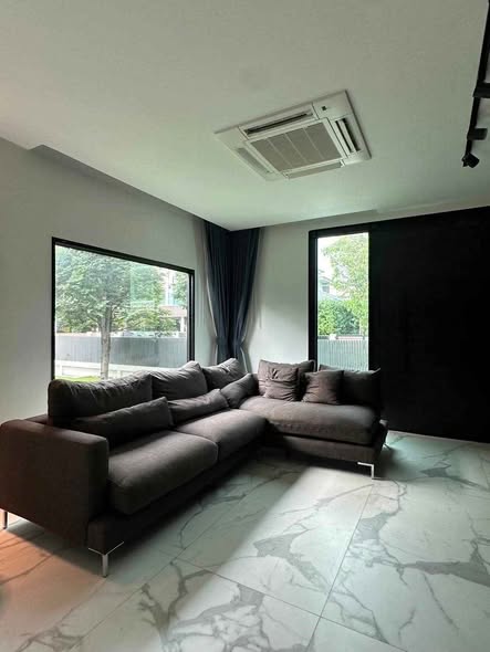 living room and room interior of Perfect Place Rama 9-Krungthep Kreetha