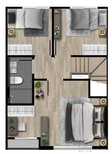 bedroom of Pleno Sukhumvit-Bangna 2