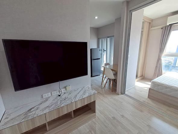 bedroom of Plum Condo Ramkhamheng Station