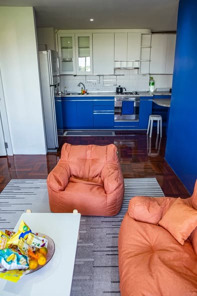 living room of Premier place condo