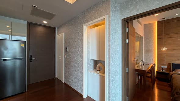bedroom and room interior and bathroom of Quattro by Sansiri