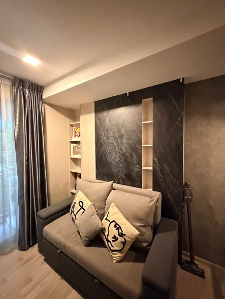 living room and bedroom of Quintara Arte Sukhumvit 52