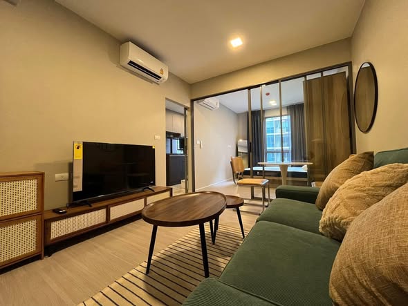 living room and bedroom of Quintara Phume Sukhumvit 39
