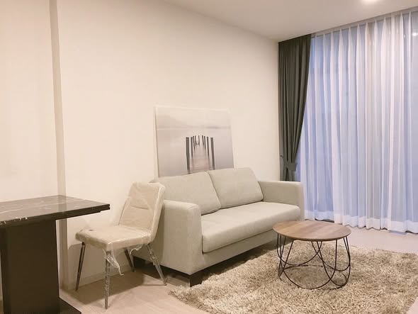 living room and bedroom of Quintara Treehaus Sukhumvit 42