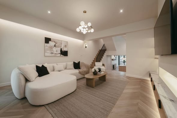 bedroom and living room of Regent 71 Place