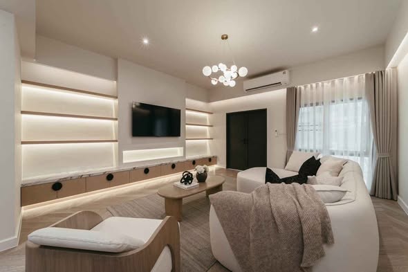living room and bedroom of Regent 71 Place