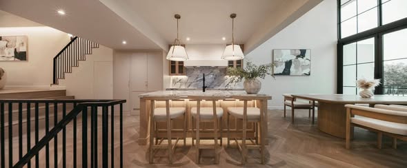 living room and room interior and kitchen of Regent 71 Place