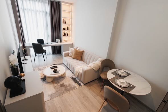 living room and room interior of Rhythm Ekkamai Estate