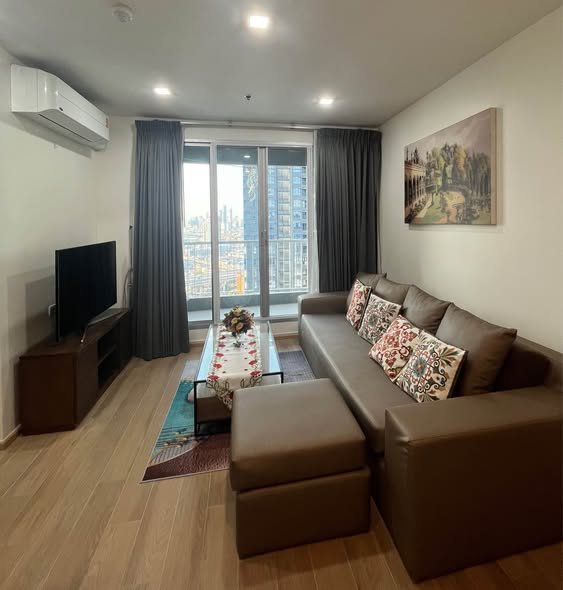 living room and bedroom of Rhythm Sukhumvit 50